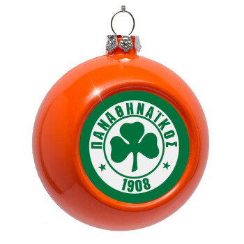 ΠΑΟ Παναθηναϊκός, Orange Christmas tree ornament bauble 8cm