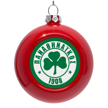 ΠΑΟ Παναθηναϊκός, Red Christmas tree ornament bauble 8cm