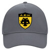 Ultimate Adult Hat Grey, (100% COTTON DRILL, ADULT, UNISEX, ONE SIZE)