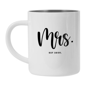 Mr & Mrs (Mrs), Mug Stainless steel double wall 450ml