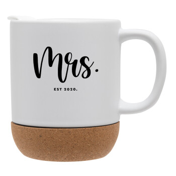 Mr & Mrs (Mrs), Ceramic coffee mug Cork (MAT), 330ml (1pcs)