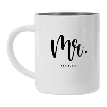 Mr & Mrs (Mr), Mug Stainless steel double wall 450ml