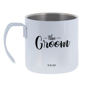 Groom & Bride (Groom), Mug Stainless steel double wall 400ml