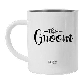 Groom & Bride (Groom), Mug Stainless steel double wall 450ml