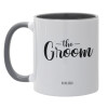 Mug colored grey, ceramic, 330ml