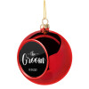 Christmas tree ball Red 8cm