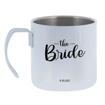Groom & Bride (Bride), Mug Stainless steel double wall 400ml