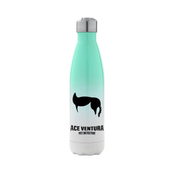 Ace Ventura Pet Detective, Metal mug thermos Green/White (Stainless steel), double wall, 500ml