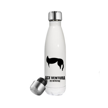 Ace Ventura Pet Detective, Metal mug thermos White (Stainless steel), double wall, 500ml