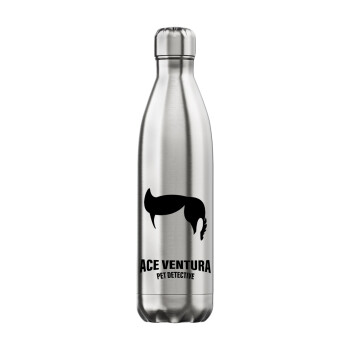 Ace Ventura Pet Detective, Μεταλλικό παγούρι θερμός Inox (Stainless steel), διπλού τοιχώματος, 750ml