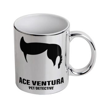 Ace Ventura Pet Detective, Mug ceramic, silver mirror, 330ml