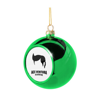 Ace Ventura Pet Detective, Green Christmas tree ornament ball 8cm