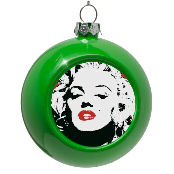 Merilin, Green Christmas tree ornament bauble 8cm