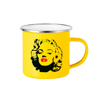 Merilin, Yellow Enamel Metallic Cup 360ml