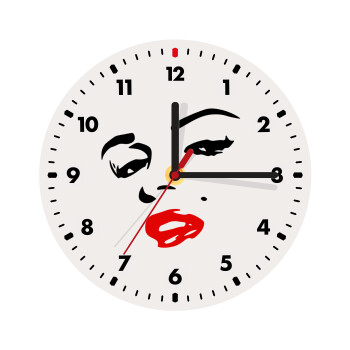 Marilyn Monroe, Wooden wall clock (20cm)