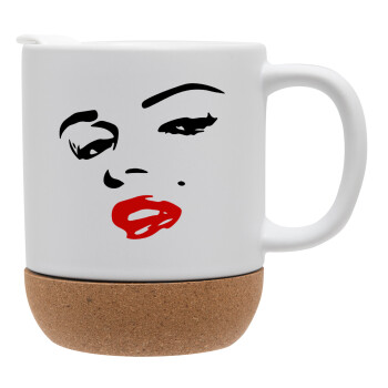 Marilyn Monroe, Ceramic coffee mug Cork (MAT), 330ml (1pcs)