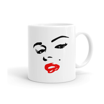 Marilyn Monroe, Ceramic coffee mug, 330ml (1pcs)