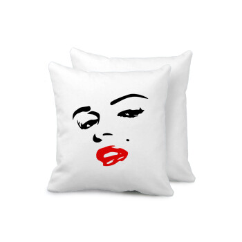 Marilyn Monroe, Sofa cushion 40x40cm includes filling