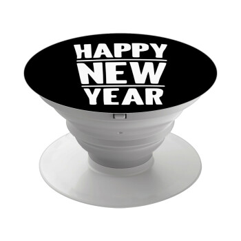 Happy new year, Phone Holders Stand  White Hand-held Mobile Phone Holder