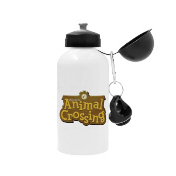 Animal Crossing, Metal water bottle, White, aluminum 500ml
