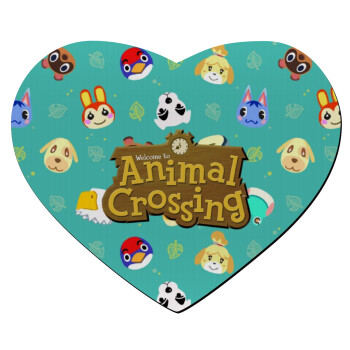 Animal Crossing, Mousepad heart 23x20cm