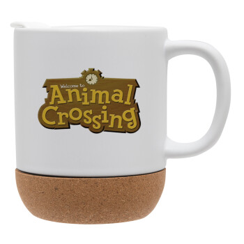 Animal Crossing, Κούπα, κεραμική με βάση φελού και καπάκι (ΜΑΤ), 330ml (1 τεμάχιο)