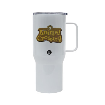 Animal Crossing, Mega Stainless steel Tumbler with lid, double wall 750L