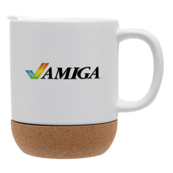 amiga, Ceramic coffee mug Cork (MAT), 330ml (1pcs)