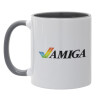 Mug colored grey, ceramic, 330ml