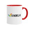 Mug colored red, ceramic, 330ml