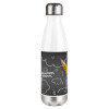 Metal mug thermos White (Stainless steel), double wall, 500ml