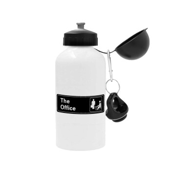 The office, Metal water bottle, White, aluminum 500ml