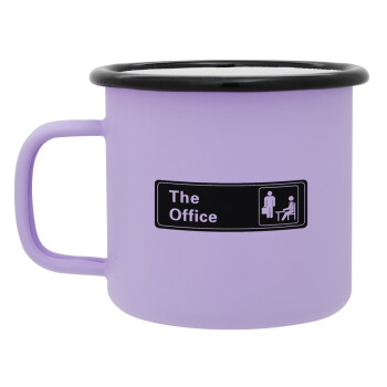 The office, Κούπα Μεταλλική εμαγιέ ΜΑΤ Light Pastel Purple 360ml