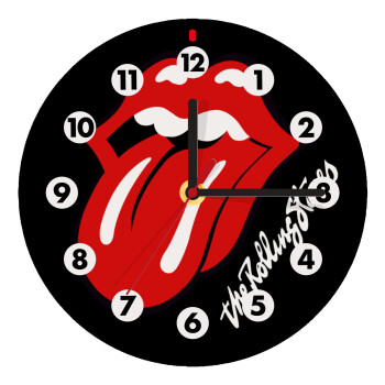 The rolling stones, Wooden wall clock (20cm)