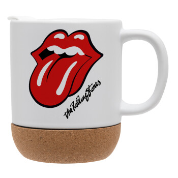 The rolling stones, Ceramic coffee mug Cork (MAT), 330ml (1pcs)