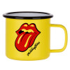 Metallic enamel MATT Yellow cup 360ml