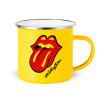 Yellow Enamel Metallic Cup 360ml