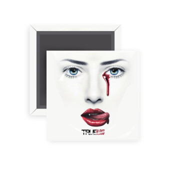 True blood, Μαγνητάκι ψυγείου τετράγωνο διάστασης 5x5cm