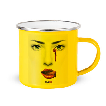 True blood, Yellow Enamel Metallic Cup 360ml