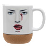 Ceramic coffee mug Cork (MAT), 330ml (1pcs)