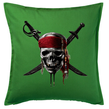 Pirates of the Caribbean, Sofa cushion Green 50x50cm includes filling