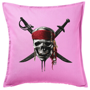 Pirates of the Caribbean, Sofa cushion Pink 50x50cm includes filling