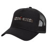 Trucker Hat with Mesh, Black, (COTTON, KIDS, UNISEX, ONE SIZE)