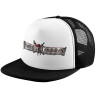 Adult Soft Trucker Hat with Black/White Mesh (POLYESTER, ADULT, UNISEX, ONE SIZE)