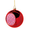 Christmas tree ball Red 8cm