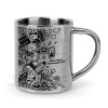 Mug Stainless steel double wall 300ml