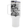 Mega Tumbler with lid stainless steel thermos (1,2L)