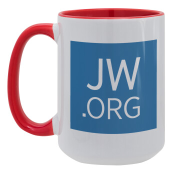 JW.ORG, Κούπα Mega 15oz, κεραμική Κόκκινη, 450ml