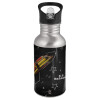 Metallic Silver with straw (500ml)