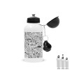 Metal water bottle, White, aluminum 500ml